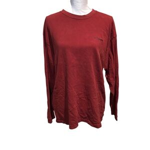 Columbia Women's‎ Long Sleeve Tee - Brick Red size large